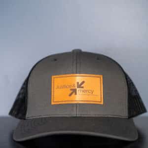 Gray Mesh Trucker Hat