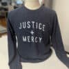 Navy Justice + Mercy Sweatshirt - Image 4
