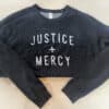 Navy Justice + Mercy Sweatshirt - Image 2