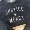 Navy Justice + Mercy Sweatshirt - Image 3