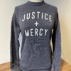 Navy Justice + Mercy Sweatshirt