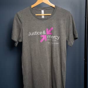 Gray Justice & Mercy Moldova Shirt
