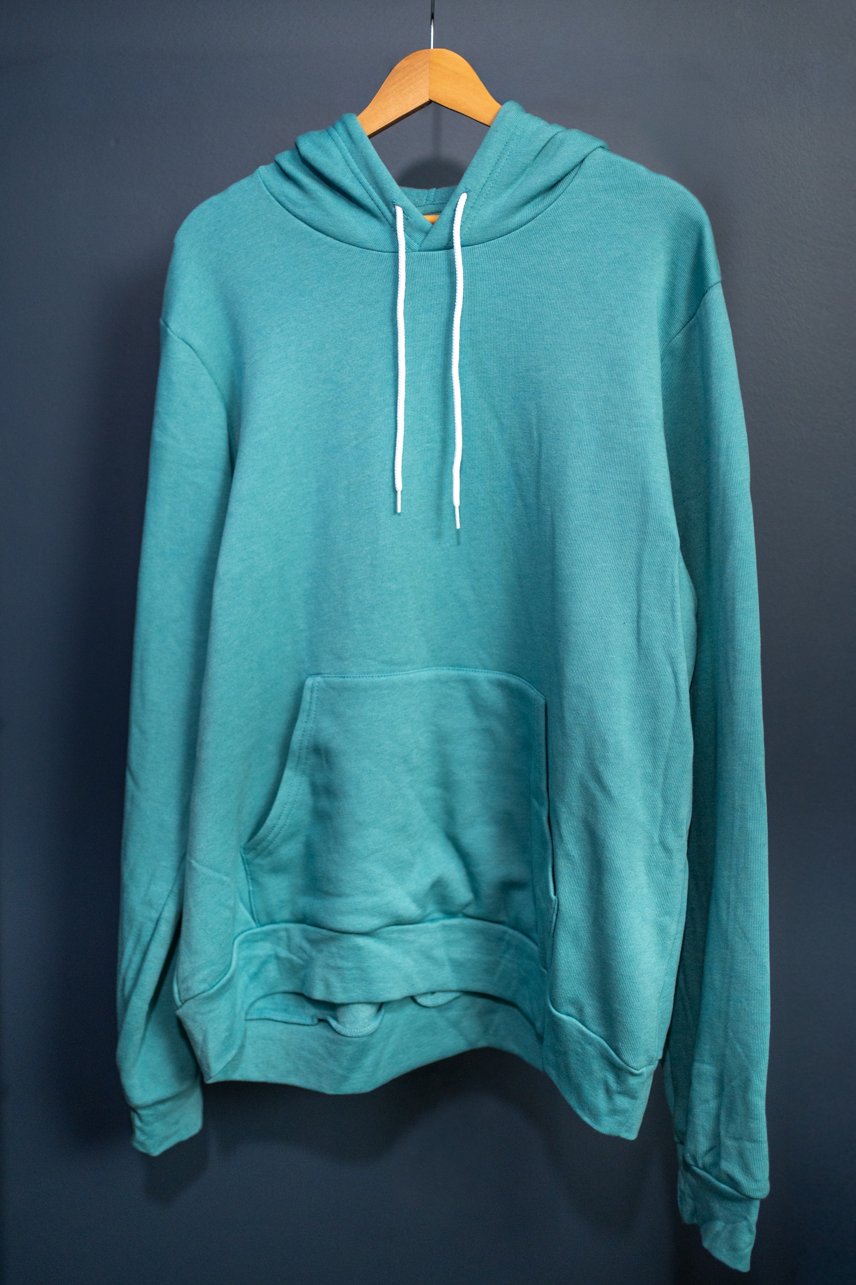 Teal Script Hoodie - Image 3
