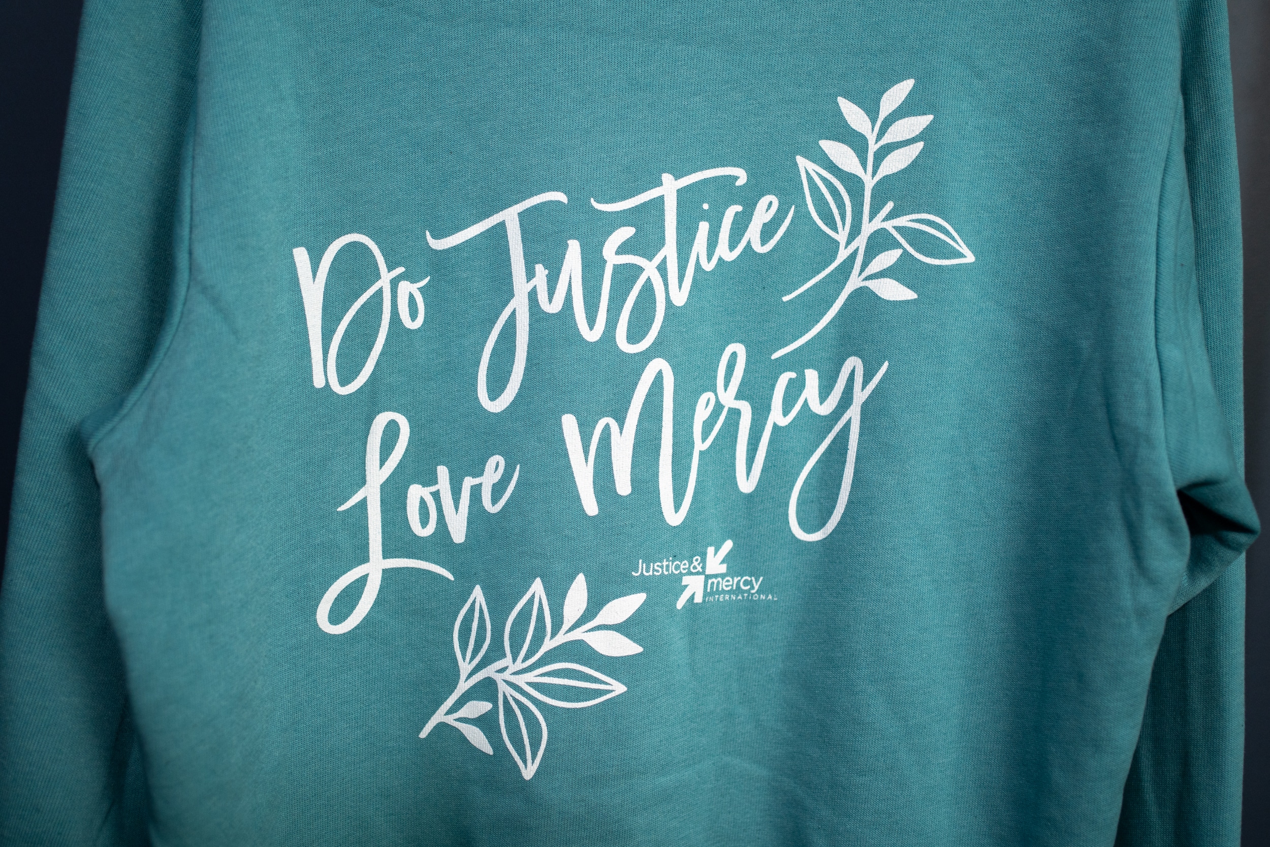 Teal Script Hoodie - Image 2